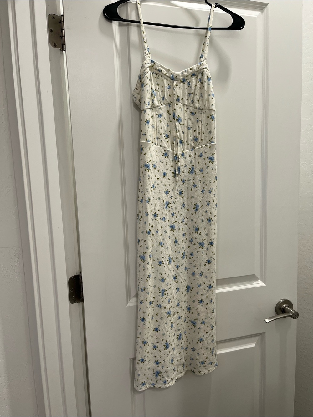wild fable Midi Dress with Blue Floral Print